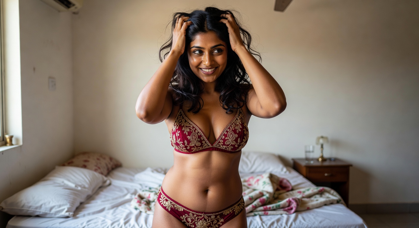 Pushpa Chandigarh — Desi Lingerie Shoot — Hot Indian Nude Photos - photo 8