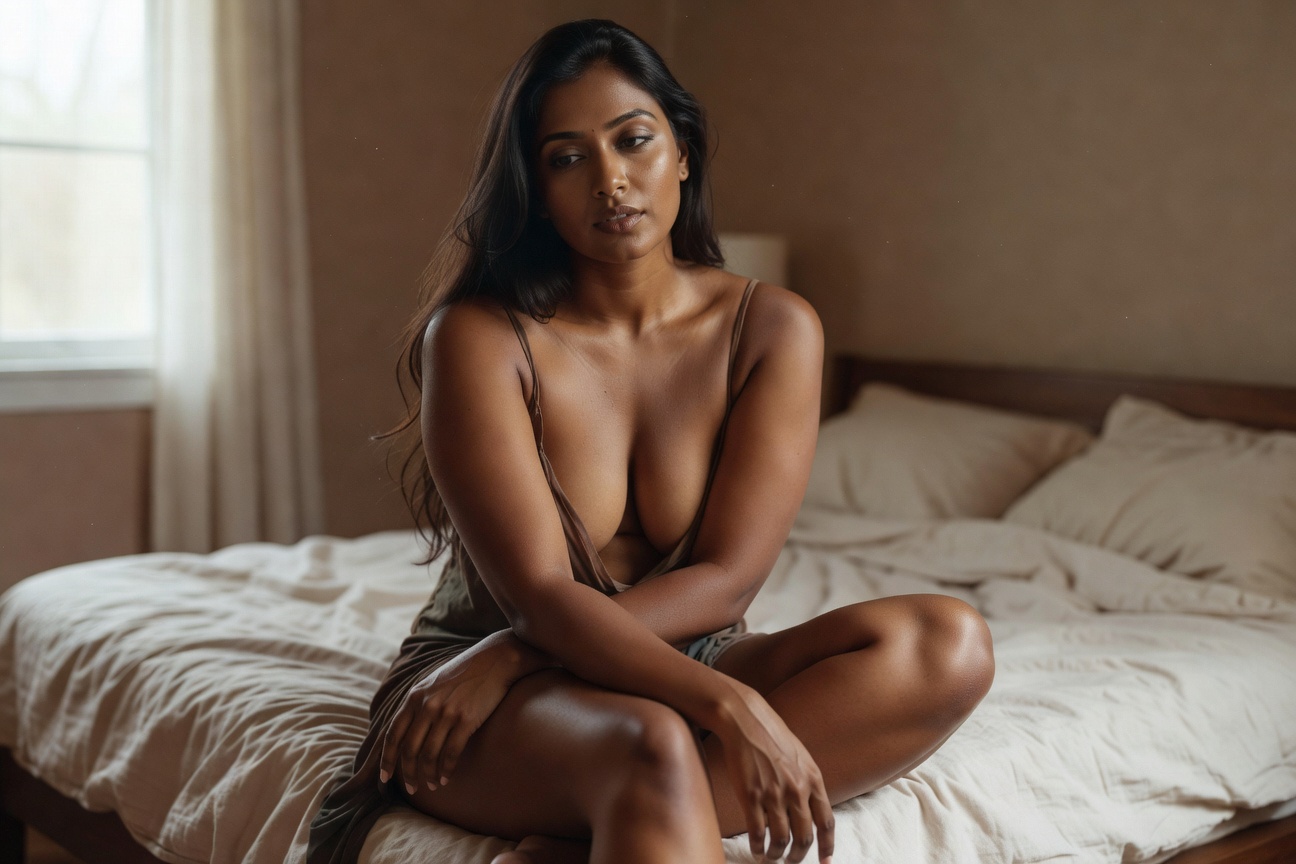 Sunita — Nude Indian Boudoir Session (10 Pics) - photo 3