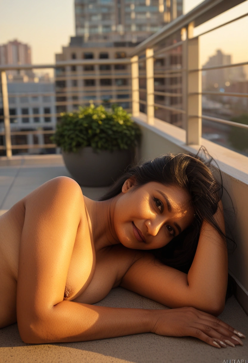 Nisha Balcony Outdoor photo 5 — DesiXxxPics