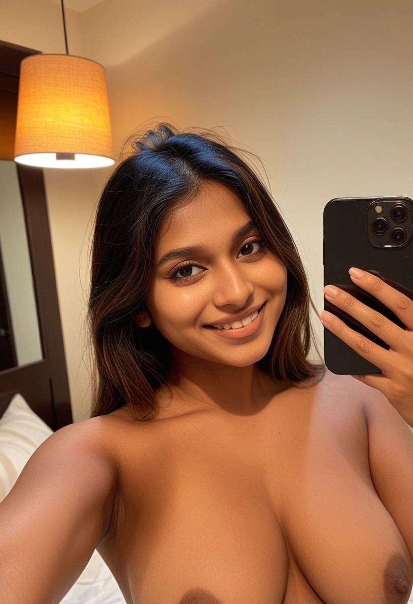 Rekha Surat strips bare in steamy bedroom mirror selfie